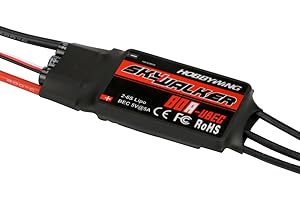 NCONCO 50A RC Brushless Motor ESC Electronic Speed Controller 5V/5A BEC Output for RC Car Model Toys Drone Airplanes Accessory, Super Light-weight & Small