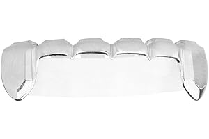 .ICED-OUT. Grillz - Silber - One Size fits All - Open Bottom