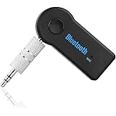 Senkiila Araba i&ccedil;in Bluetooth AUX Adapt&ouml;r&uuml;, AUX 3.5mm ile Kablosuz Ses Alıcısı Taşınabilir Eller Serbest Ara&ccedil; Kitleri
