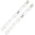2Pcs LED Strip Light for RONGSHENG/HISENSE Refrigerator Replacement LED Strip Light Bar E349766 MDDZ-162A 1629348 1529227 DC12V 2W for Kenwood Fridge KIFF5017 KIFF5020 KIFF7017 KIFF7020 KSBNDIX18