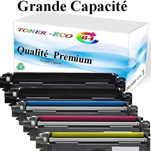 5 toner compatible pour imprimante Canon i-sensys MF-8340Cdn  Canon MF8380Cdw  Canon LBP7680Cx  Canon - i-sensys LBP7680Cx  Canon I-Sensys MF8580CDW  Canon MF8580CDW  Toner CRG718BK  CRG718C  CRG718M  CRG718Y  tonereco64   