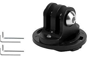 Uchwyt na kamerę rowerową VOSSOT, adapter do mocowania na rowerze kompatybilny z interfejsem Edge, w zestawie klucz, uchwyt na kierownicę roweru do kamery Garmin Edge GoPro i akcesoriów rowerowych