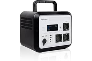 GENERICO 1500W Estación de Energía Portátil,1200Wh Batería LiFePO4 Generador Solar, Generador Energía Portátil para Acampar, Viajes，Generador Solar para Exteriores