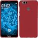 Produktbild PhoneNatic Case für Huawei Honor 7X Hülle Silikon Rot Matt Case