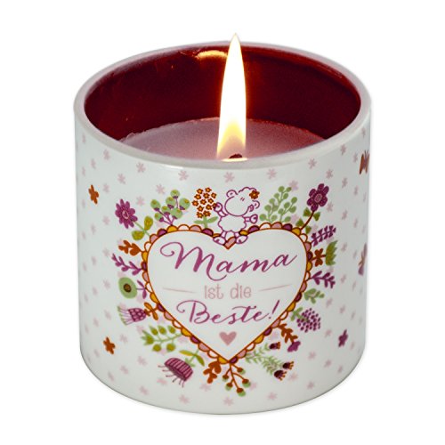 Sheepworld 44437 Kerze „Mama ist die Beste“, im Porzellan-Becher - 2