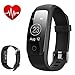 Price comparison product image Fitness Tracker Watch with Heart Rate Monitor Sport Smart Watch Large Screen Waterproof GPS Pedometer Unisex