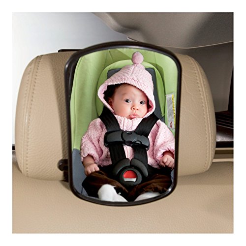 Rücksitzspiegel für Babys mit 2 Befestigungsvarianten