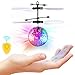 Price comparison product image SGILE RC Flying Ball - Infrared Induction Helicopter with Built-in Shinning Colorful Crystal LED Lights, Kids Toy Smart Remote Contral Drone Magic Airplane, Gift for Teenagers Boys Girls