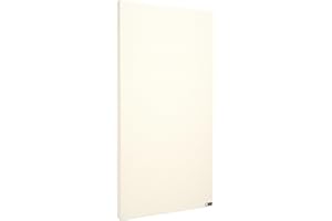 Bluetone Acoustics Wall Panel Pro - Pannelli fonoassorbenti professionali per eliminare rumore ed eco - Pannelli acustici per studio, ufficio, soggiorno (100x50x5cm, Ecru)