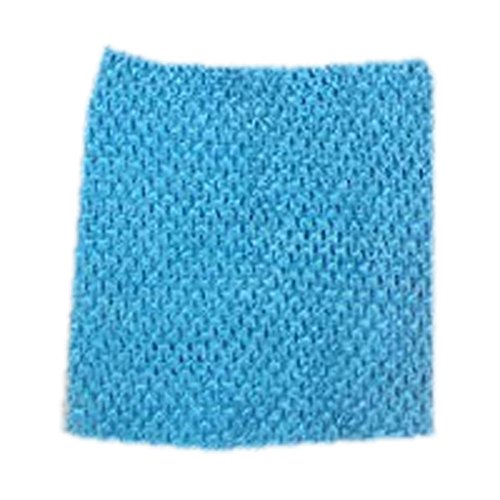 Pinkyee Girl'S 9 Inch Crochet Tube Top Turquoise