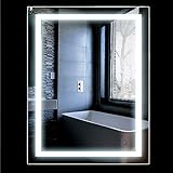 Espejo de Baño para Tocador y Espejo Espejo de Baño con Iluminación LED/Espejo de Pared...