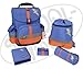 Produktbild School-Mood Schulranzen-Set Timeless III, 6-tlg. Delphin 33 royal blue