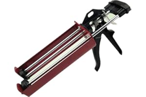 WZRX7 - SHOP Pistolet pour Cartouches ，Double 400ml acier composant Pistolet à cartouche Applicateur manuel hydraulique Pistolet à colle Pistolet à calfeutrer for carreaux de céramique Seam Accueil de réparation