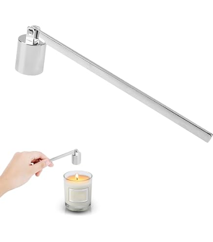 Britesta Kerzen-Glocke: 3er-Set Edelstahl-Kerzenlöscher Mit Teleskop-Griff Bis 62 Cm (Kerzen-Löschglocken, Flammenlöscher, Feuerzeug