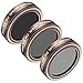 Produktbild Neewer 3 Stück Lens Filter Kit für DJI Phantom 4 Pro, Multicoated, High Definition Glas und Aluminium Legierung Rahmen inklusive: ND4/PL, ND8/PL und ND16/PL (Gold)