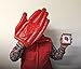 Produktbild XXL Hand aufblasbar, rot (10er Pack), Fan, Riesenhand, Spaßartikel, Festival (rot)