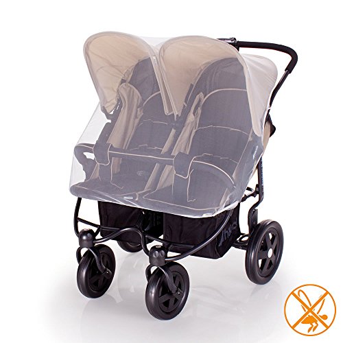 Mosquito, Insect Net For Double/ Twin Pushchair, Pram, Buggy.