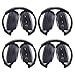 Price comparison product image Lightinthebox4 Pack of Four Channel Folding Universal Rear Entertainment System Infrared Headphones Wireless IR DVD Player Head Phones for in Car TV Video Audio Listening