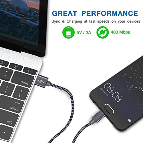 C ble Micro USB Lot de 2 1M AOSTA Chargeur Micro USB en Nylon Tress Rapide Chargeur C ble Charge Synchro Cable USB pour Samsung S7 S6 S7Edge S5 S4 Nexus LG Huawei HTC Kindle Smartphone et Encore Gris et Noir reviews C ble Micro USB Lot de 2 1M AOSTA Chargeur Micro USB en Nylon Tress Rapide Chargeur C ble Charge Synchro Cable USB pour Samsung S7 S6 S7Edge S5 S4 Nexus LG Huawei HTC Kindle Smartphone et Encore Gris et Noir