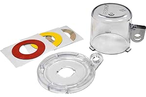 Brady 139793 16 mm Druckknopf-Verriegelungsvorrichtung, Standard, transparent, 63,5 mm x 50,80 mm x 64 mm x 63,5 mm