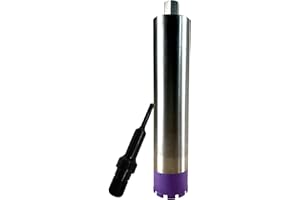 BoDi-TOOLS | Couronne de forage diamantée 1 1/4", longueur utile 400 mm, foret pour béton | Ø 42 mm et adaptateur SDS Plus