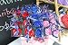6 x long stem roses - soap petals - bath gift 30 cm long each - individually boxed - present romantic - pink / blue / red - BELLE AVENUE RETAIL