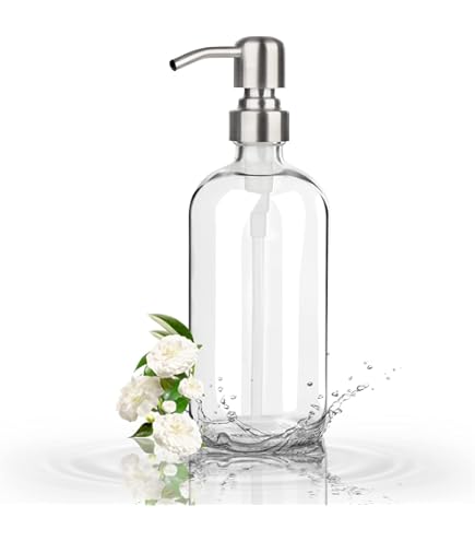 Glazen fles lotion pomp - 10ml t/m 100ml amber glas Glazen fles lotion pomp - 10ml t/m 100ml amber glas