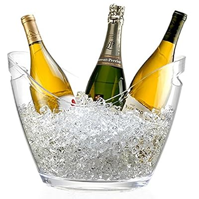 Générique Seau à Champagne 3 Bouteilles - Pour Champagne, seau à glace - Transparent