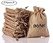 Produktbild Funmo Harry Potter Theme Cute Present Taschen, Vintage Jute Geschenk-Taschen für Schmuck, schöne Geschenke, Hochzeitsfest Gefälligkeiten, handliche Spieluhr. Geschenktüten mit Kordelzug (10 Stück)