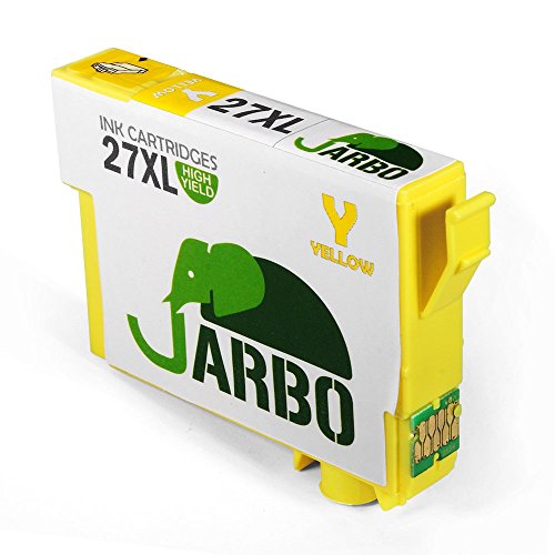 JARBO Kompatibel 27XL Tintenpatronen (2 Schwarz,1 Cyan,1 Magenta,1 Gelb) Hohe Kapazität kompatibel zu Workforce WF 3620 3640 7610 7620 7110 Drucker - 5