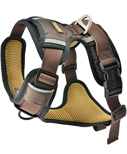 funPETic Hundegeschirr - Anti-Zug Geschirr, reflektierend, gepolstert und atmungsaktiv - Brustgeschirr für kleine, mittelgroße und große Hunde (XS)