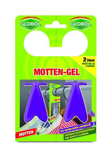 Preisvergleich Produktbild Globol 81855099 Mottengel, 6 g, 2 Stück