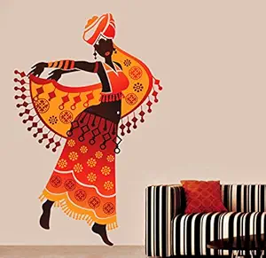 Decals Design 57080 StickersKart Wall Stickers Beautiful Arabian Dancer (Wall Covering Area: 80cm x 70cm (Multicolor)