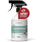 naturetrend Läusespray für Textilien, Umgebungsspray 500ml - Läuse Abwehrspray mit Sofort- & Langzeitschutz, Mittel gegen Läu