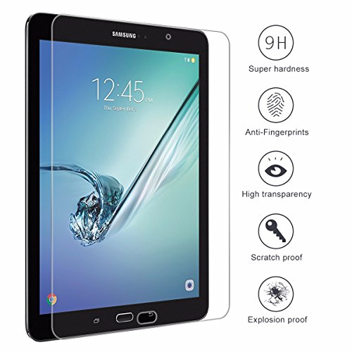[2-pack] Galaxy Tab S2 / Tab S3 9.7 Schutzfolie, SIDARDOE gehärtetes Panzerglas Schutzglas für Samsung Galaxy Tab S2 / S3 9.7 Displayschutzfolie, HD ultra klar, 0,33mm, 2,5D abgerundete Ecken, Härtelevel 9H, kratzfest,Fingerabdruck-frei,Lebenslange Garantie - 3