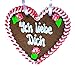 Produktbild Lebkuchenherz Ich liebe Dich I Liebesgeschenk für Freundin / Freund I Liebesherz - Geschenkidee zum Geburtstag für Sie