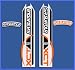Produktbild Ecoshirt R3-8QYO-B17Q Sticker Fork SR Suntour Dp1109 Stickers Aufkleber Decals Autocollants Adesivi, Orange