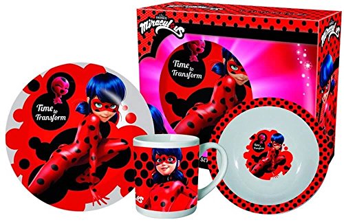 New Import MR5-39EZ Set Desayuno con Diseño Lady Bug, Otro, 25x7x20 cm