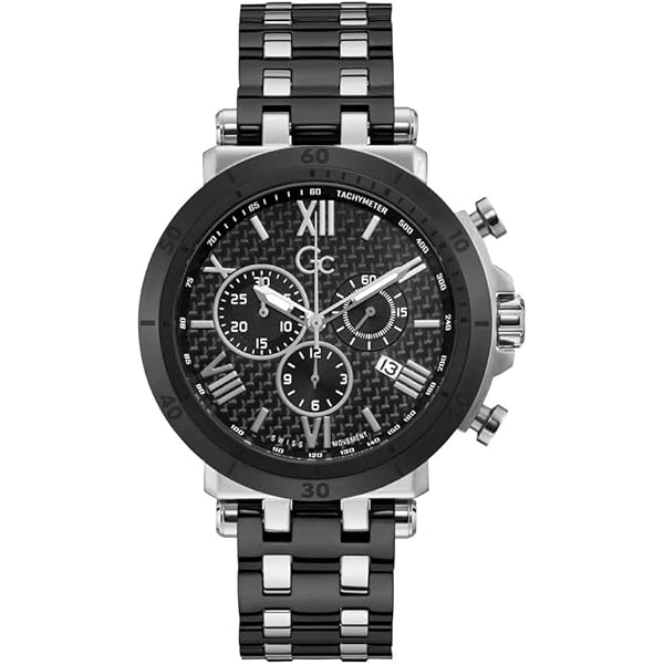 Gc Chronograph Black Dial Men's Watch - X72005G2S : Amazon.in: Fashion