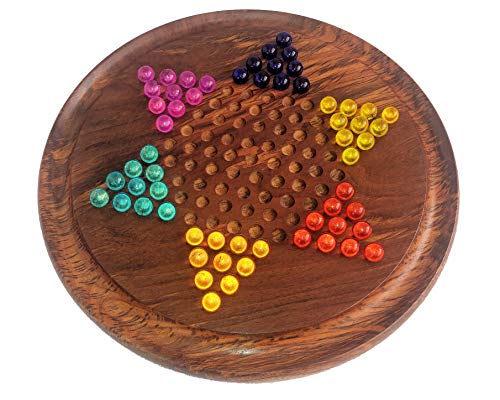 Preisvergleich Produktbild Artisans World Chinese Checkers board set with Marbles