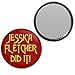 Jessica Fletcher Did It - 55mm Round Compact Mirror