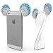 Produktbild Urcover Kompatibel mit Apple iPhone SE / 5 / 5s Handyhülle Maus Ohren Bling Ear Schutzhülle Case Cover Etui Crystal Bär Maus Ohren Girl TPU Diamant Hell Blau Silber