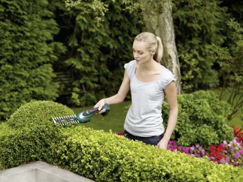 Bosch DIY Akku-Strauchschere ASB 10,8 LI, Strauchscherenmesser, Ladegerät, Karton (10,8 V, 20 cm Messerlänge, Messerabstand 0,8 cm, 900 g) - 4