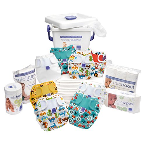 Bambino Mio Miosoft Two Piece Reusable Nappy Premium Birth to Potty Pack (Boy)
