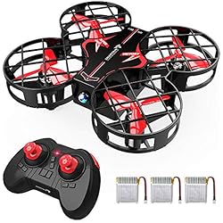 SNAPTAIN H823H Plus Mini Drone Enfant Hélicoptère Quadcopter avec 3 Batteries et Télécommande, Mode sans Tête, 360°Flips, Maintien de l'altitude et Un Bouton pour Retour/Décollage/Atterrissage