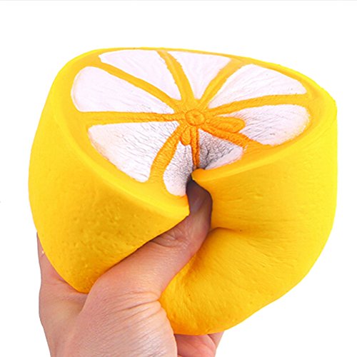 37YIMU® 11 cm de limón blando y perfumado lento aumento de la cal de juguete niño exprimir aliviar la ansiedad