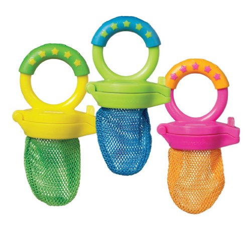Munchkin Fresh Soft Food Baby Feeder BPA Free 6 months + (Blue/Green)
