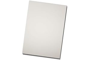 ‎GLÜXX AGENT 50 Blatt DIN A4 Briefpapier - Bastelpapier - Weiß - Ton-Papier mit edler Rippung, 100 g/m² - matte Oberfläche - hochwertiges Schreibpapier