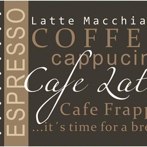 Küchenläufer 120×50 cm Coffee Kaffee Braun Küchenmatte Küchenteppich - 2