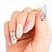 ThumbsUp Nails - Garden Rose Floral Nail Wraps 20 Wraps / Pack